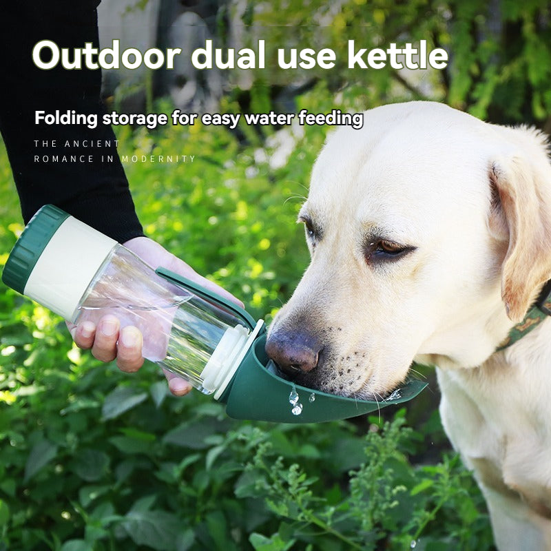 Dual-purpose leaf kettle for pets