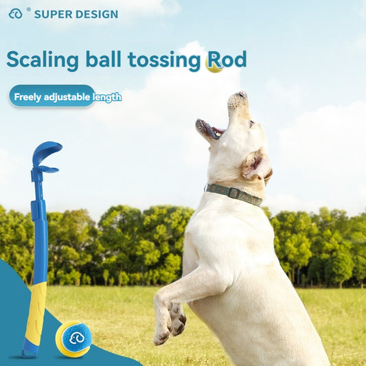 Scaling ball tossing Rod