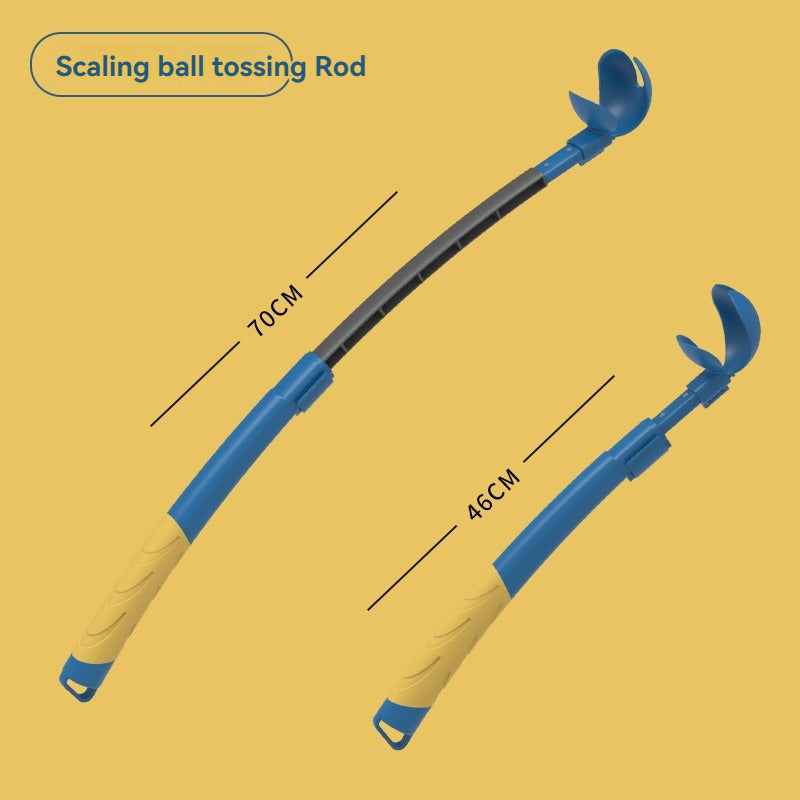 Scaling ball tossing Rod